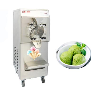 China Chinese Snack Factory Online Shopping Site CE ROHS Approved Stainless Steel Gelato Ice Cream Machine ICM-T28S for sale