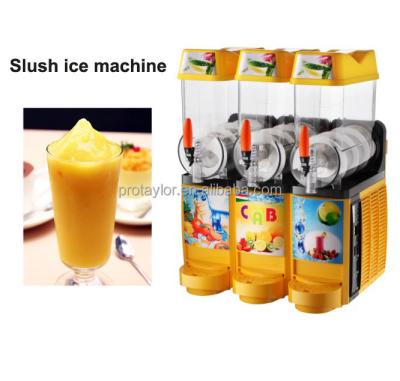 China 12Liters Yellow Plastic Body Slurpee Making Machine 12L for sale