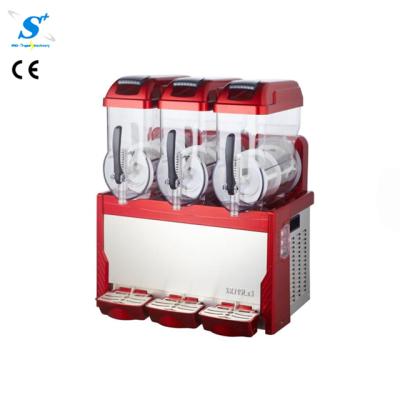 China Large Capacity 15L x3 Granita Slush Drink CE Granita Frozen Ice Beverage Machine for sale