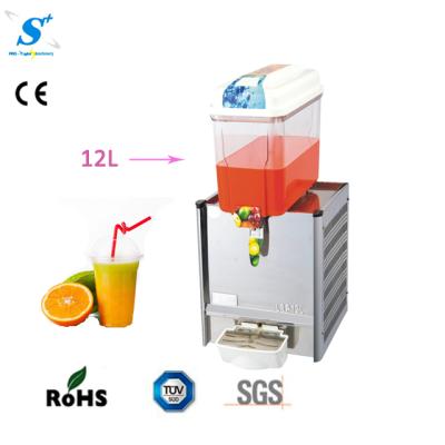 China 2014 Used Stainless Steel Air Cooling Stainless Steel Juice Dispenser Machine For Sale (LSJ-12L*1) for sale