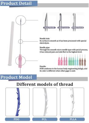 China Korea Hilos Tensores Para El Rostro V Line Face Lifting Fio Barbed Mono Screw 3d 4d Cog Pdo Thread for sale