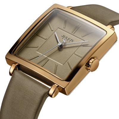 China 2021 New Fashion Water Resistant Fashion Square Case Ladies Quartz Watch Simple Exquisite Watch for sale