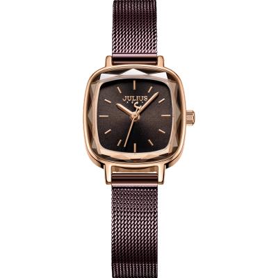 China Popular Hot Selling Water Resistant Fashion Quartz Watch Rhinestone Dial Ladies Quartz Square Watch for sale