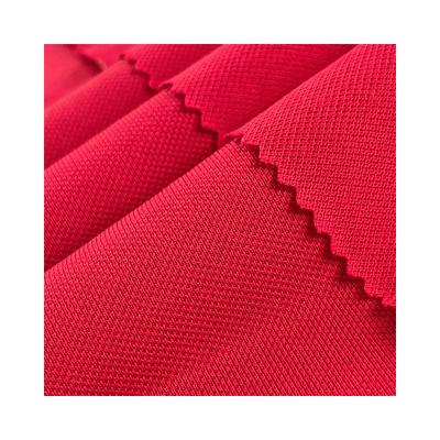 China Breathable Hot Sale 100% Linen Fabric For Clothing Short Sleeve 195Gsm Polo Shirt Fabric Pique Cotton Fabric for sale