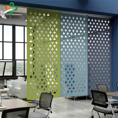 China Hotel Amazon Amphitheater Polyester Acoustic Wall Panels Perforated Soundproof Material For Project Use for sale