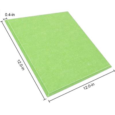 China Acoustic Panel 12*12*0.4 Inch 100% Eco-friendly Recyclable Pet Tile For Office for sale