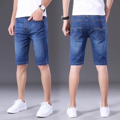 China Wholesale QUICK DRY thin casual straight five stitch men's large size medium denim pants for men for sale