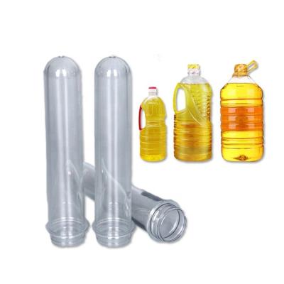 China Excellent Quality Custom 85g PET Preform Neck Pet Edible Oil Bottle Plastic Pet Preform For Cooking Oil Packaging for sale