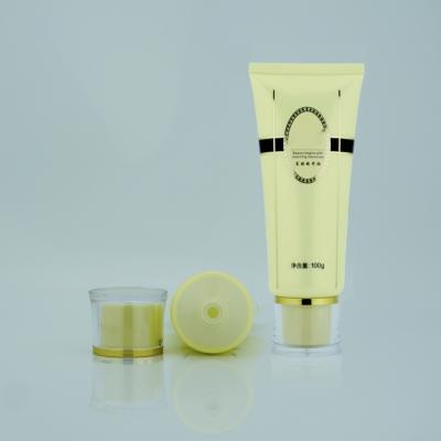 China Wholesale Cosmetic 100g Face Wash Packaging Tube With Acrylic Screw Cap for sale