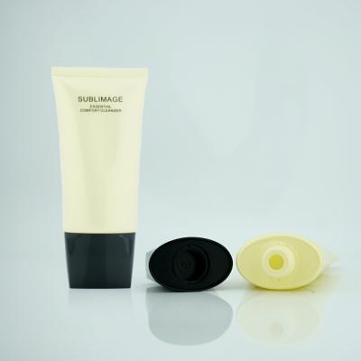 China Face Wash Cosmetic Tube 150ml Oval Plastic Packaging Cosmetic Packaging for sale