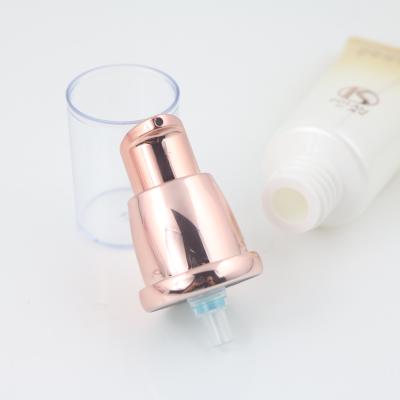 China Custom high quality empty airless makeup OEM pump base tube cosmetic packaging cosmetic printing for BB cream for sale