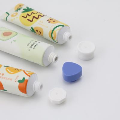 China Hand Cream Cosmetic Cream Aluminum Packaging Tube With Octagon Cap for sale