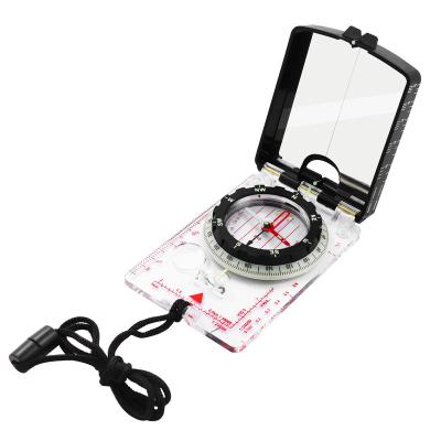 China Directing guide outdoor compass fast direction DC45-6F, sports speed outdoor cycling compass, mirror map compass for sale