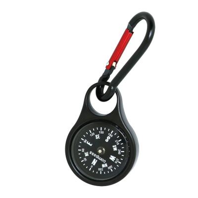 China Pointing Guide Mountaineering Loop Compass Outdoor Adventure Camping Climbing Metal Loop Portable Compass for sale