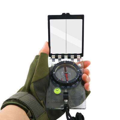 China Pointing new luminous measuring compass acrylic plastic luminous folding guide compass map ruler sales high quality and OEM service for sale