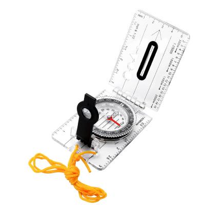 China Outdoor Climbing Clamshell Compass Outdoor Camping Transparent Ladder, Outdoor Clamshell Map Ruler Compass Wholesale for sale