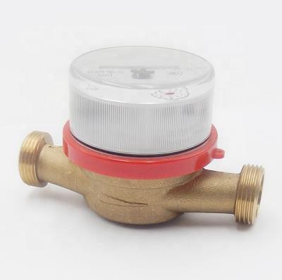 China ISO 4064 Class B Air Jet Dryer Single Dial Vane Wheel Water Meter DN15mm-DN20mm for sale