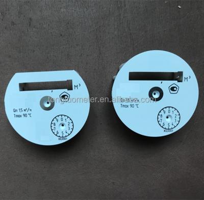 China Singlejet Plastic Water Meter Dial Panel for sale