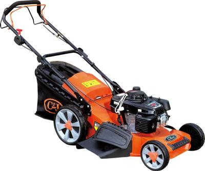 China 4-Stroke 20inch 4in1 CJ20G3IN1H55 Self Propelled Grass Cutter Machine And Gasoline Lawn Mower With Honda Engine for sale