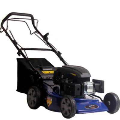 China 4-Stroke 18inch gasoline lawn mower with chinese changjiang 158cc engine self propelled in stock for sale for sale