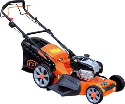 China Self Propelled Grass Box 21inch Lawn Mower Gasoline BS Engine Garden Machinery for sale