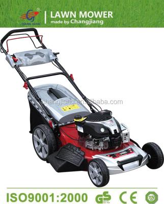 China 4-Stroke 21 Inch 4in1 Lawn Mower Self Propelled Garden Machinery CJ21G4IN1B775IS With Steel Deck for sale