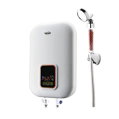 China Commercial Electric Water Heater Commercial / Home Electric Water Heater Tankless Shower for sale