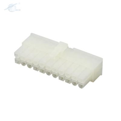 China White 22 Pin Automobile Male Wire Automotive Harness Connector Housing Connector 5557-2X11P for sale