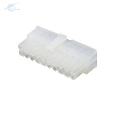 China White 20 Pin Automobile Male Wire Automotive Harness Connector Housing Connector 5557-2X10P for sale