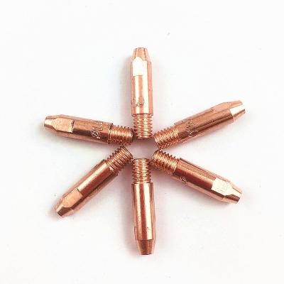 China High Quality MIG/Copper MIG Torch Factory Supplier M6 x 28 x0.8-1.2mm Binzel 24KD ECU MAG Torch Contact Tip for sale