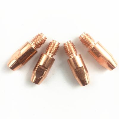 China High Quality MIG/Copper MIG Torch Factory Supplier M8x 30 x0.8-1.2mm Binzel 36KD ECU MAG Torch Contact Tip for sale