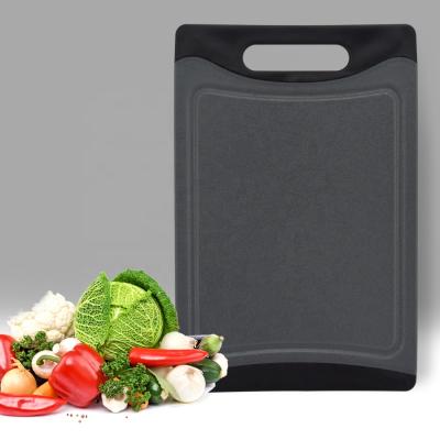 China Viable Custom Design Black PP Plastic Choppers Cutting Board for sale