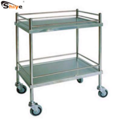 China Good Price TC-558 Moving Concave Stainless Steel Surface Treatment Trolley TC-558 for sale