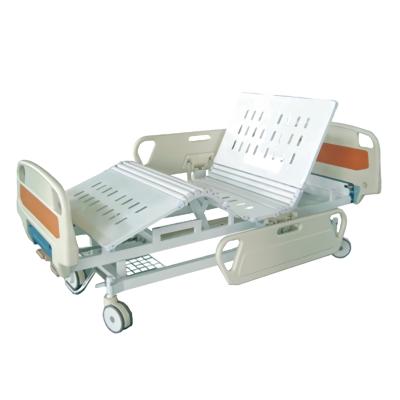 China Muti-functional Manual Hospital Bed 2 Bed Best Price Crank Hospital Ward Patient Beds for sale