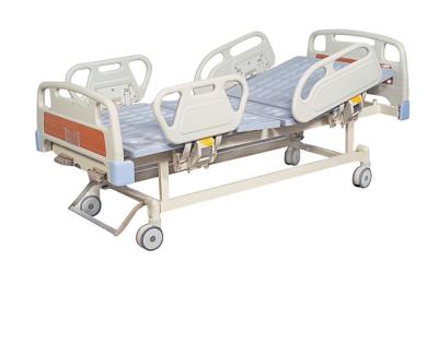 China Best price WMBC-1901A muti-functional metal 3 - ward crank manual patient beds hospital medical bed for sale