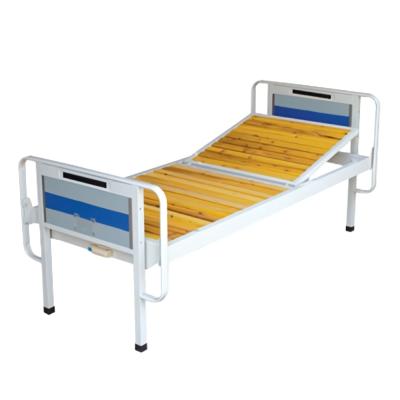 China 1 High Quality Muti-functional Crank Hospital Bed Hospital Ward Manual Patient Beds for sale