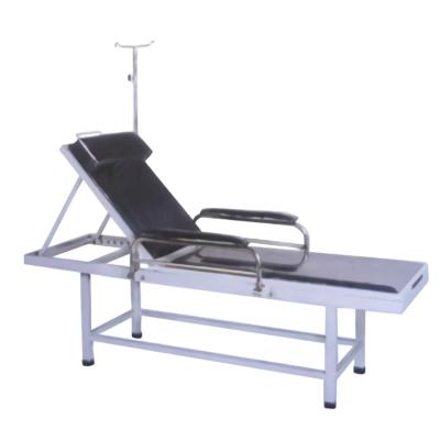 China Adjustable Metal Medical Treatment Table Metal Frame Hospital Lifting Back Examination Table for sale