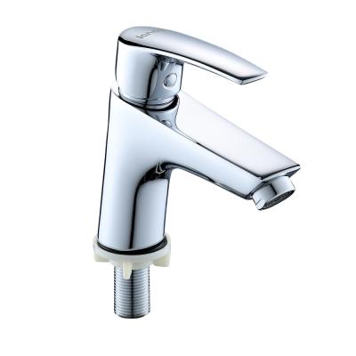 China Other Grade Top Grade Brass Chrome Bathroom Sink Single Cold Basin Faucet for sale