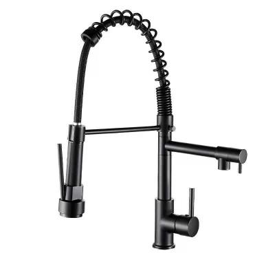 China Sense Faucets Top To Grade Torneira Cozinha Commercial Stainless Steel Spring Pull Down Kitchen Sink Faucet for sale