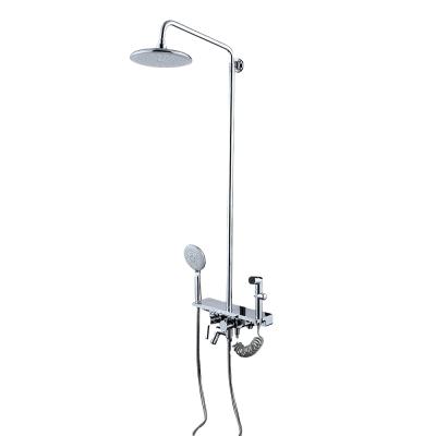 China With Diverter Top Grade Bathroom Rain Shower Set Thermostatic Shower Faucet Set for sale