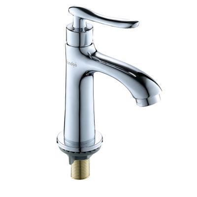 China Other Supplier Chinese Brass Chrome Single Cold Faucet Bathroom Basin Faucet for sale