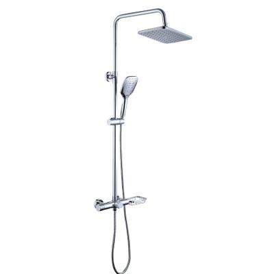 China With Low Switch Cost Performance High Promotion Price Multifunction Chrome Plated Constant Temperature Shower Set for sale