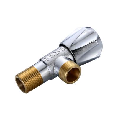 China Durable Chinese Sanitary Ware 1/2 Bathroom 90 Degree Angle Valve Brass Angle Valve for sale