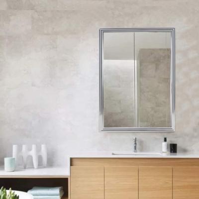 China Modern Factory Direct Hot Sale Custom Size Domestic Frame Silver Wall Mirror For Bathroom for sale