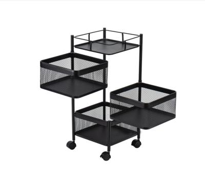 China Sustainable Hot Selling Kitchen Dish Multilayer Vegetable Rack Container Rotating Clamping Tools for sale