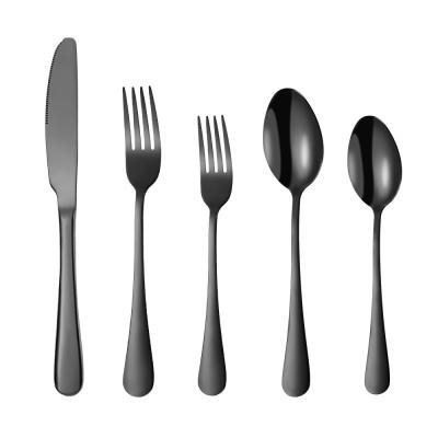 China Traditional Premium Food Grade Metal Stainless Steel Flatware Set For Restaurant Home Shop for sale