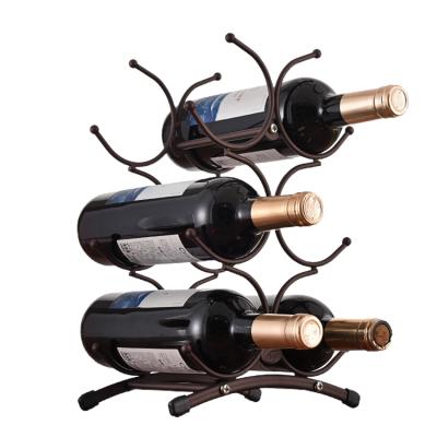 China Wholesale Viable Classic Wine Rack Wine Rack Factory Factory Wine Table Rack for sale