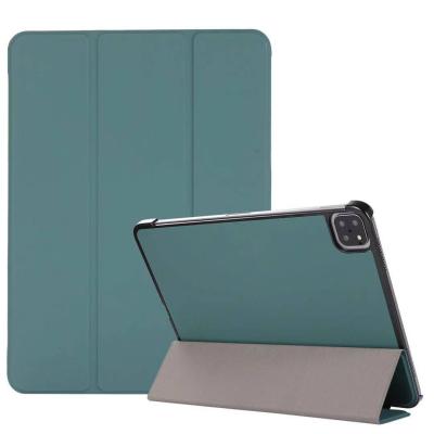 China Skin Feel Soft PU Material For Ipad Air 2020 Case Feel PU Style Soft Material Triple Case for sale