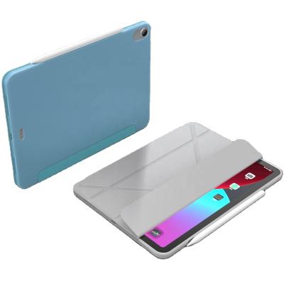 China Custom Various Stand Modes Factory Price Y Shape Multi Modes TPU Stand Soft Case Book Cover Case For iPad Air (2020) 10.9inch for sale