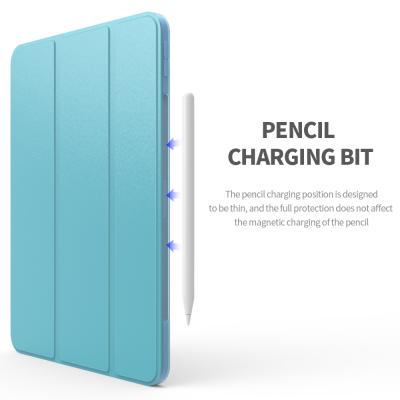 China Soft TPU With Corners Thick Anti-scratch Waterproof Smart Cover For iPad Pro 11 Case PU Leather 2020 With Pencil Holder for sale